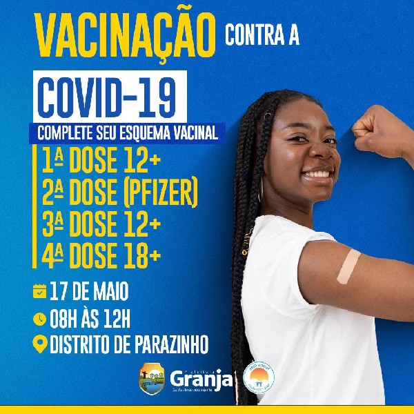 MULTIRÃO DE VACINAÇÃO CONTRA A COVID-19 NO PARAZINHO!